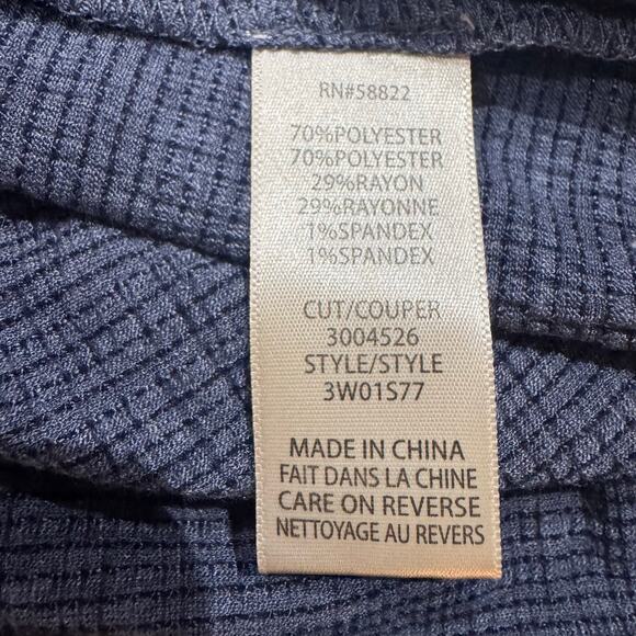 Max Studio Women's Plus Size 2X Flutter Sleeve Crinkle Jersey Knit Top Casual - Picture 10 of 10